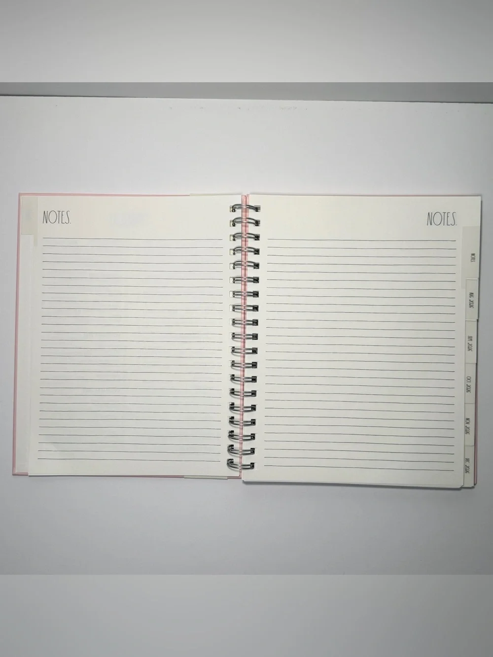 Rae Dunn 2026-2027 Large Size 17-month Planner MAKE IT HAPPEN (White/Pink)